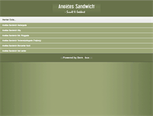 Tablet Screenshot of anettessandwich.dk